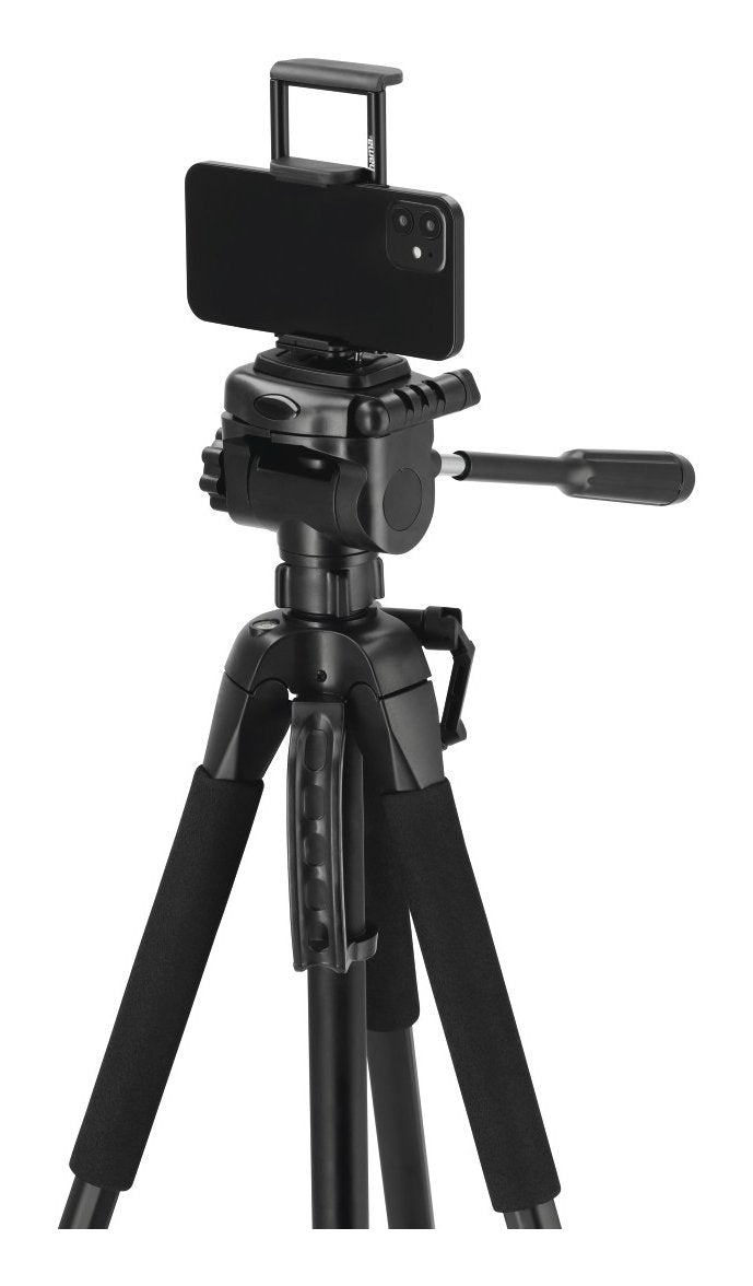 Hama Tripode Para Camara Con Rosca 1/4" - Peso Max 5kg - Altura Hasta 170cm - Soporte Para Smartphone Y Tablet -