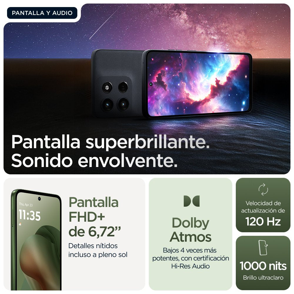 EAN 840023292217 - Motorola moto g56 5G 17,1 cm (6.72") Ranura híbrida Dual SIM Android 15 USB Tipo C 8 GB 256 GB 5200 mAh Ve imagen 13