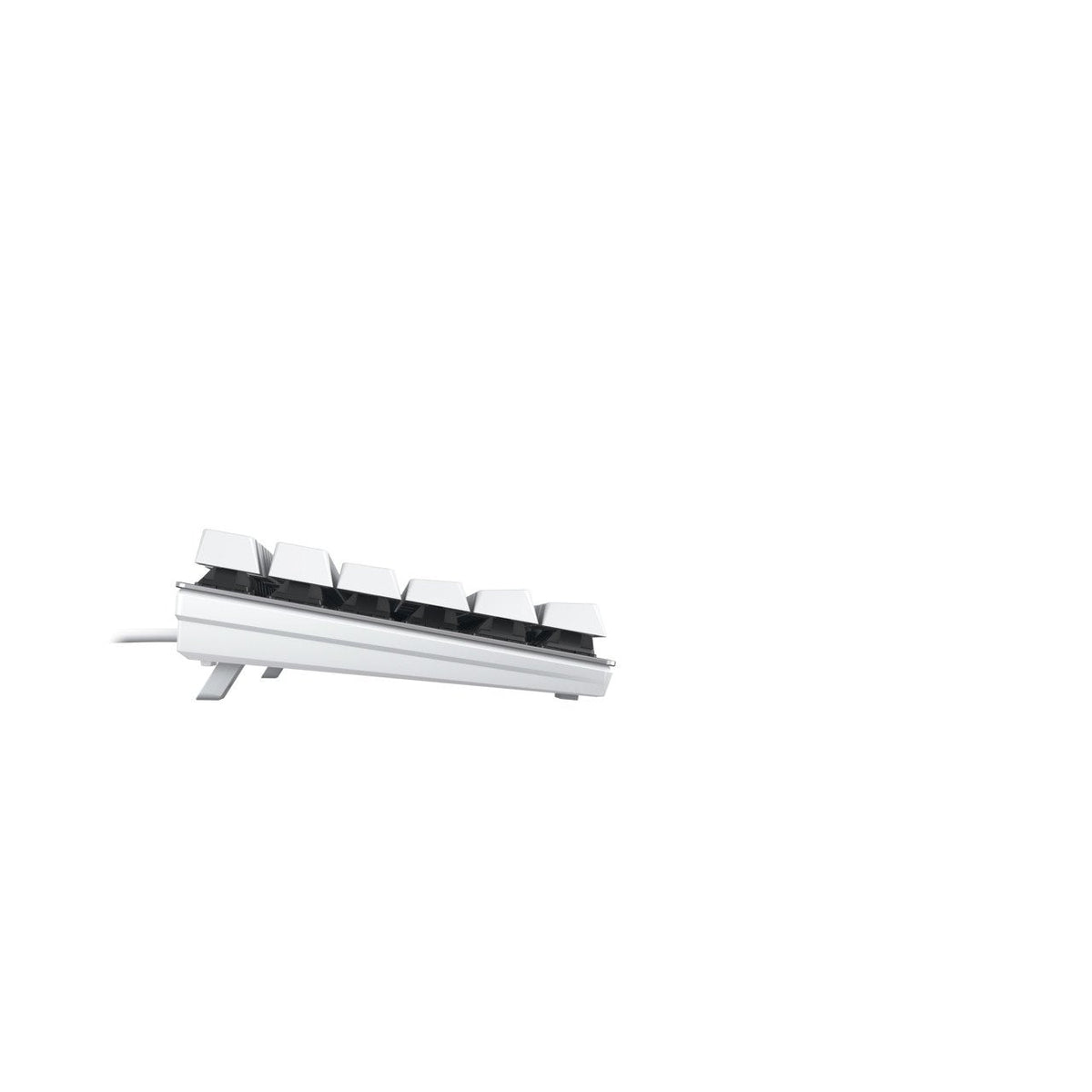 Teclado Alemán Cherry Kc 200 Mx Usb Qwertz Plata, Blanco