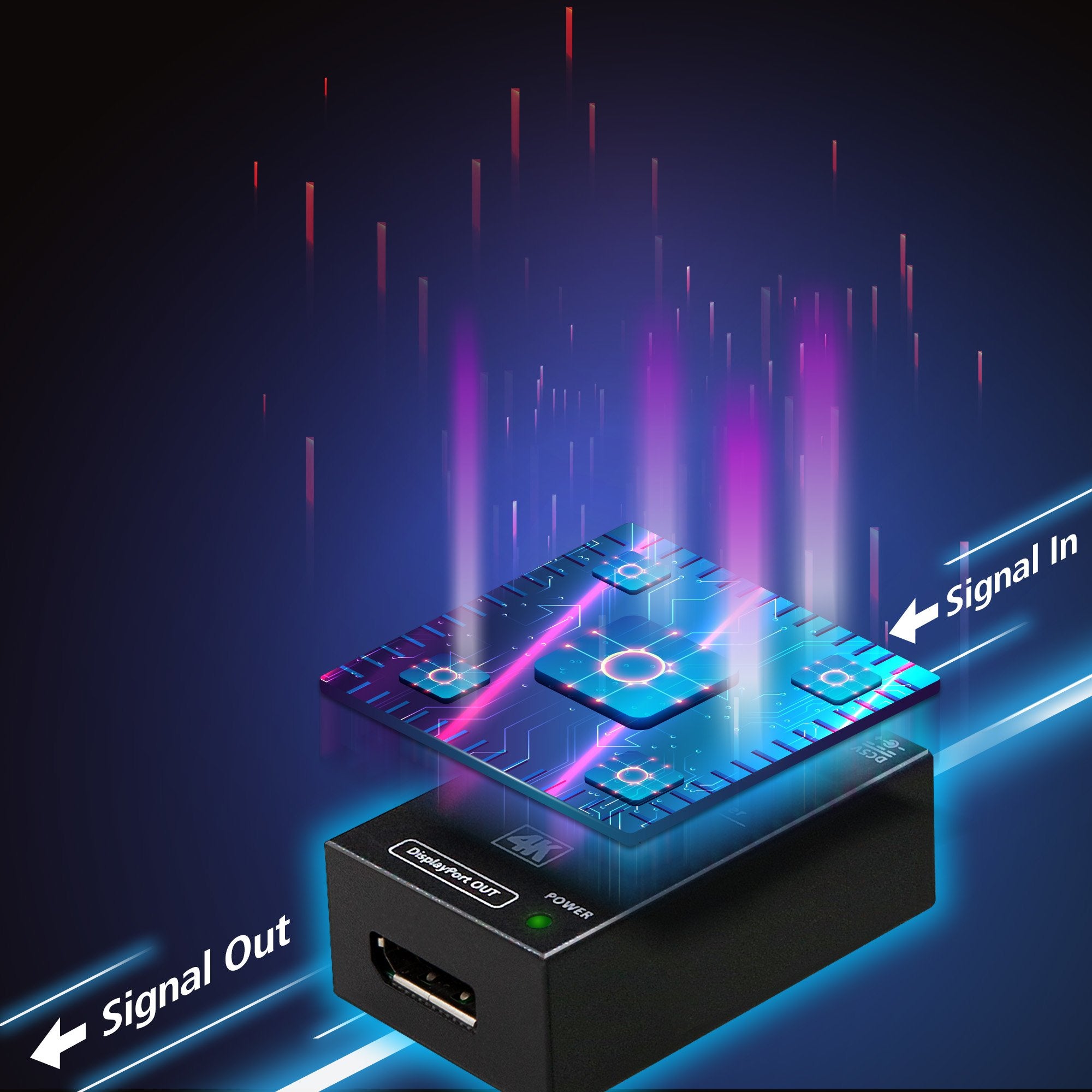 EAN 4719264646461 - ATEN VB905-AT-G extensor audio/video Repetidor de señales AV Negro imagen 6