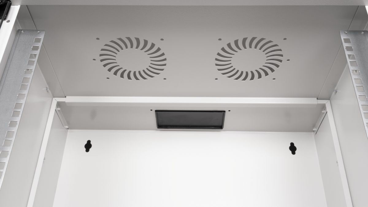 Equip 19" Wandgehäuse Glastür Eco 540x400mm 9u Grau