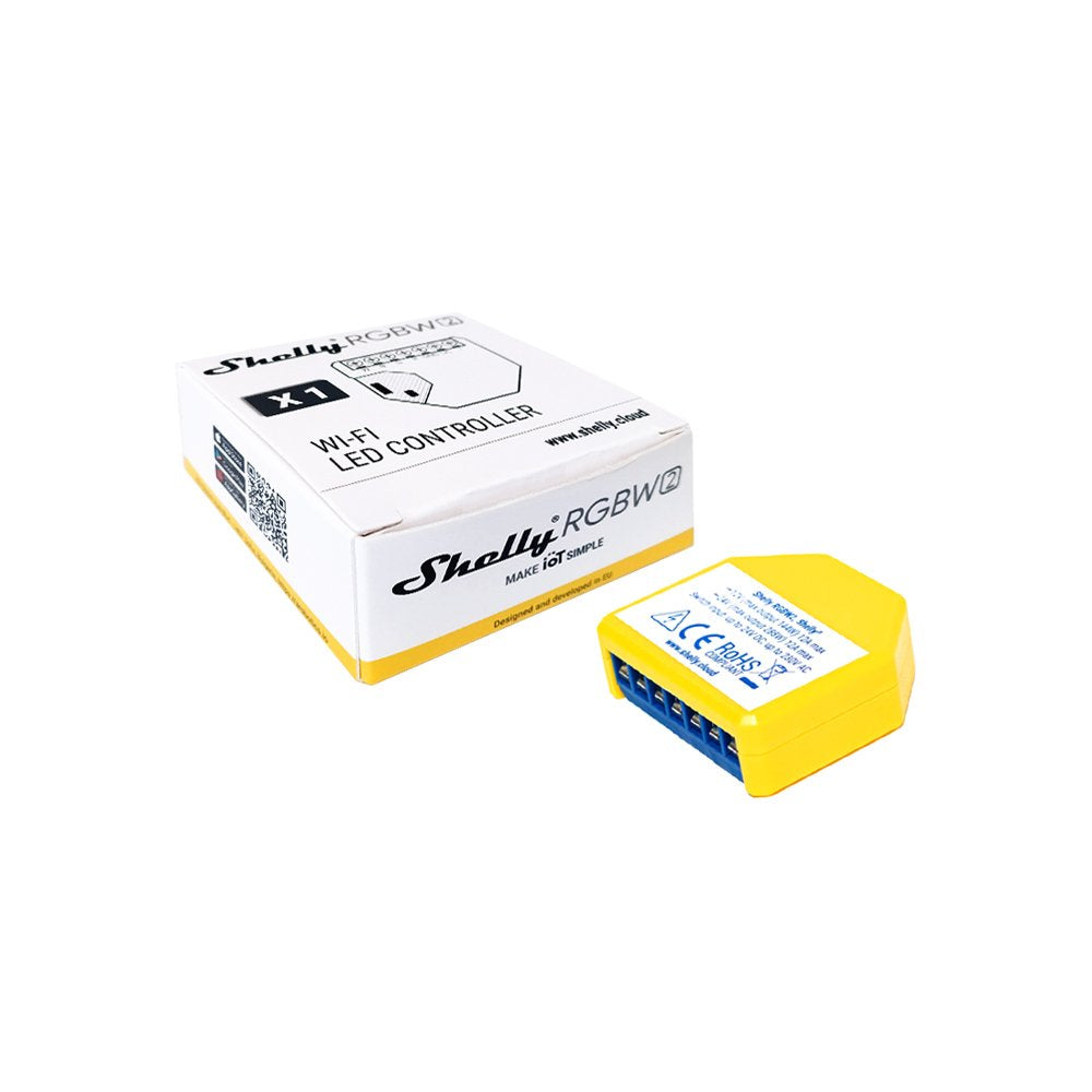EAN 3800235264430 - Shelly RGBW2 Inalámbrico Azul, Amarillo imagen 1