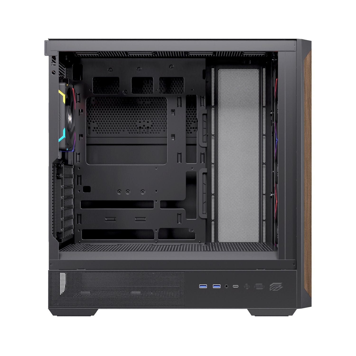 EAN 6977277360059 - Einarex EXCS-PL-800R-B carcasa de ordenador Midi Tower Negro imagen 3