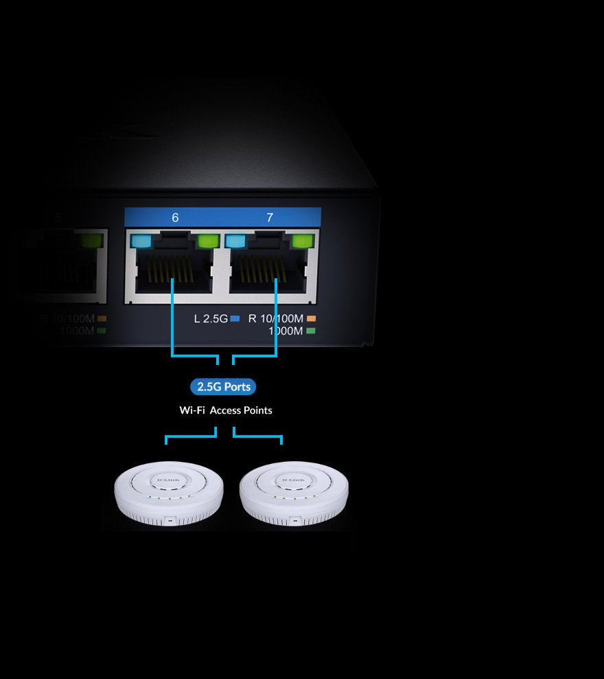 EAN 0790069470240 - D-Link DMS-107/E switch No administrado Gigabit Ethernet (10/100/1000) Negro imagen 4