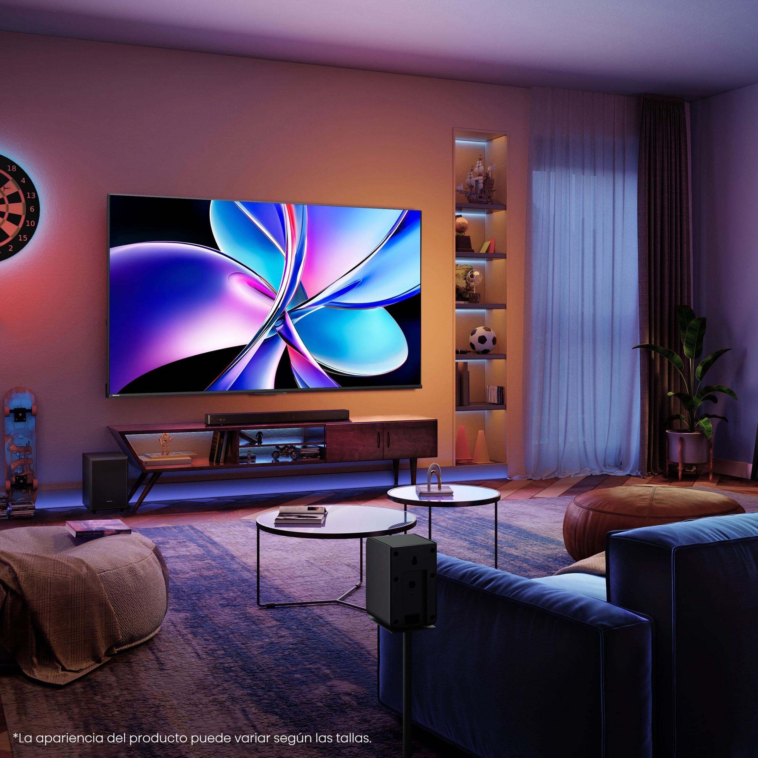 EAN 6942351416885 - Hisense E7Q PRO 75E7Q PRO 190,5 cm (75") 4K Ultra HD Smart TV Wifi Negro 385 cd / m² imagen 24