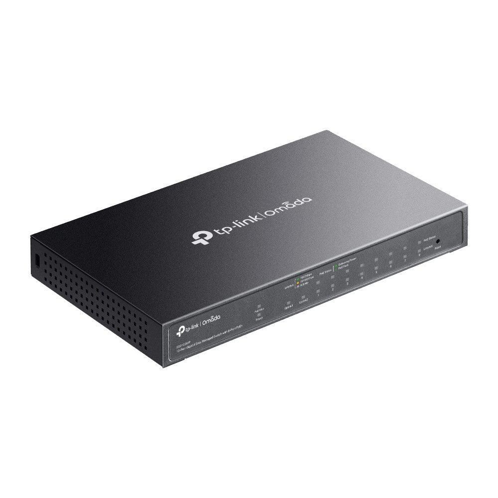 EAN 8885020620955 - TP-Link Omada ES210GMP switch Gestionado Gigabit Ethernet (10/100/1000) Energía sobre Ethernet (PoE) Negr imagen 4