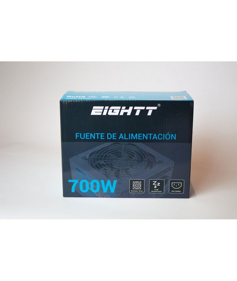 EAN 8425402168592 - Eightt EPS700 unidad de fuente de alimentación 700 W 20+4 pin ATX ATX Negro imagen 4
