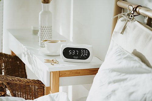EAN 5905575903150 - Adler AD 1186W despertador Reloj despertador digital Negro, Blanco imagen 11