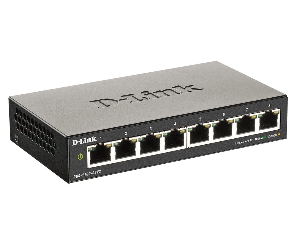 D-Link Dgs-1100-08v2 Switch 8xgb Auto-Negotiating