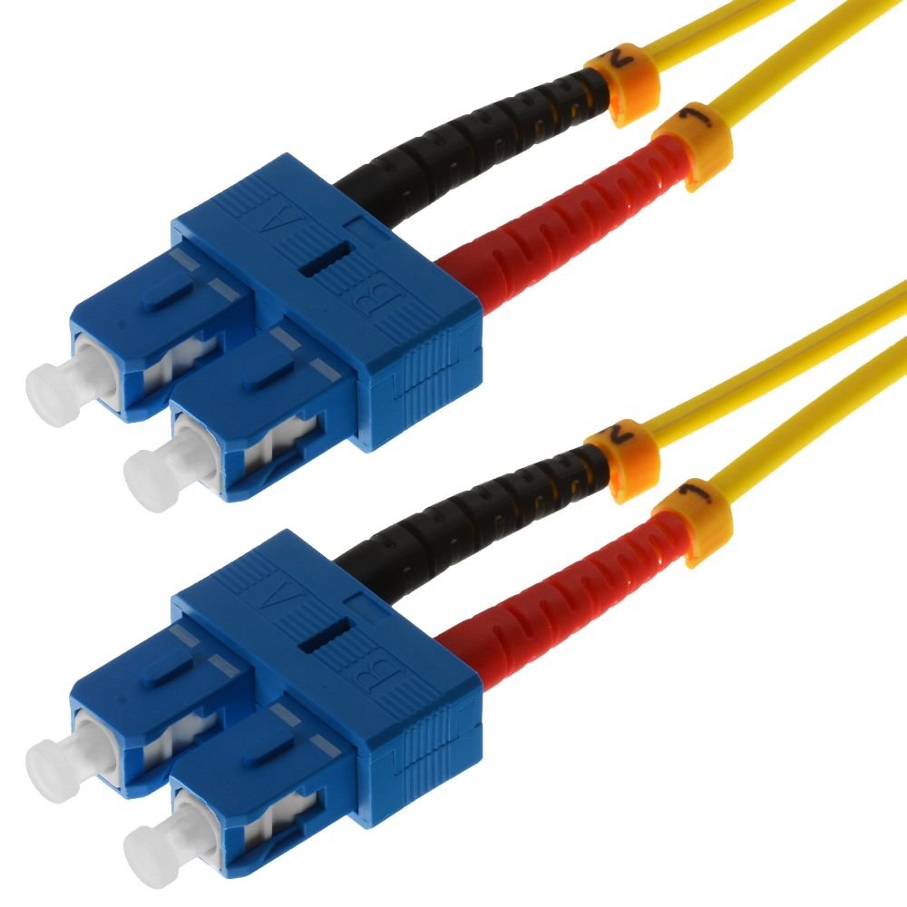 Helos Lwl Cable De Red Sc/Sc Duplex 9/125?M Os2 Amarillo 5,0m