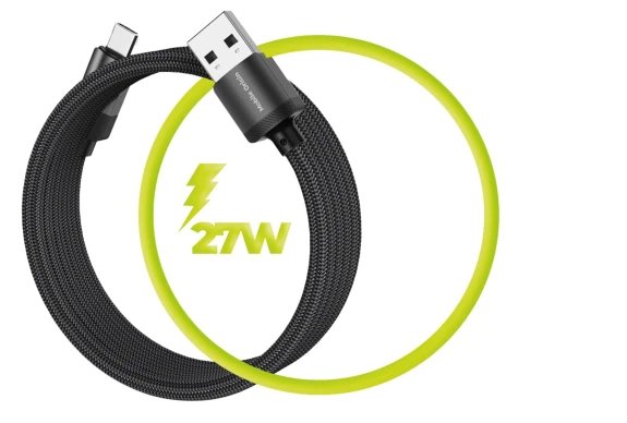 Mobile Origin Magnetic Cable Usb-A To Usb-C Black 1m