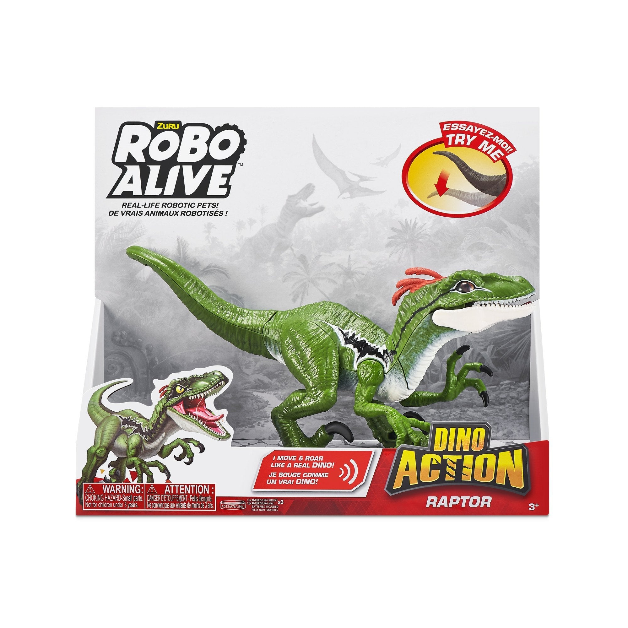 Figura Zuru Robo Alive Dino Action Raptor, 7172