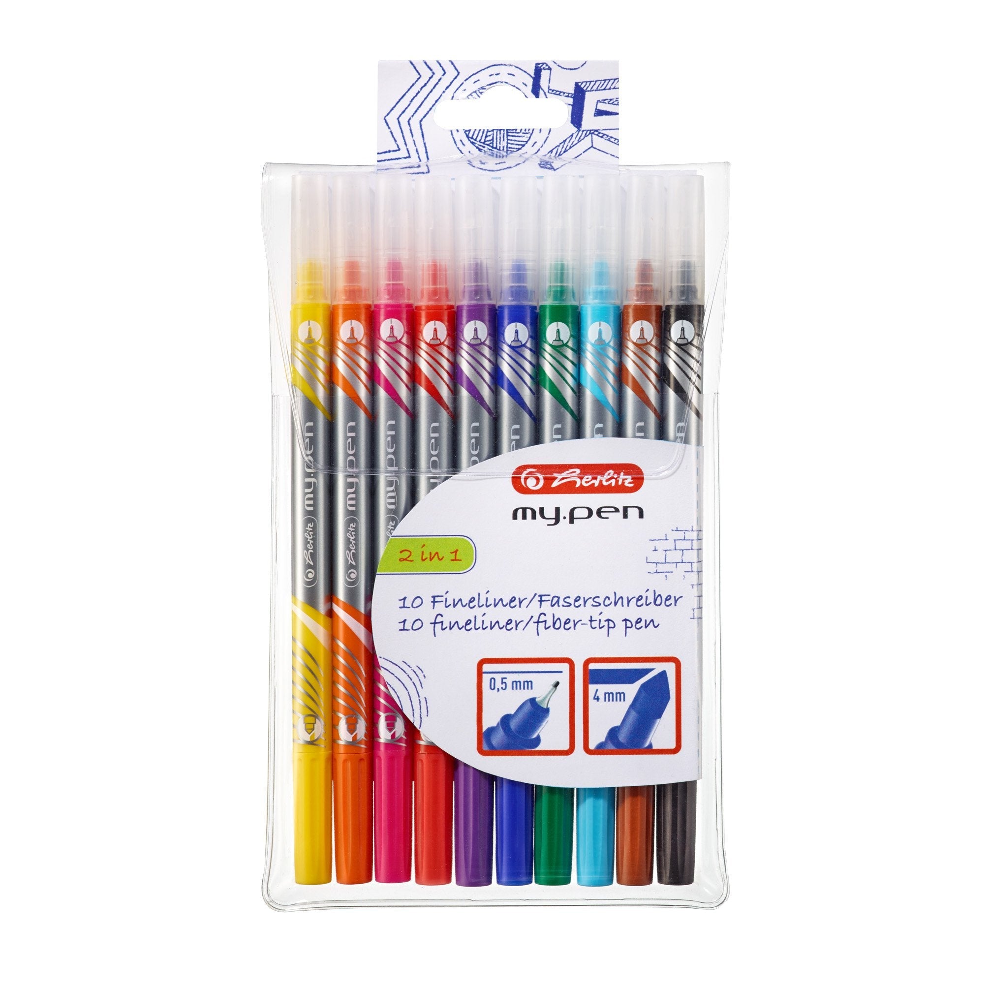 Herlitz Rotulador De Fibra Fineliner My.Pen, Pen 11367232