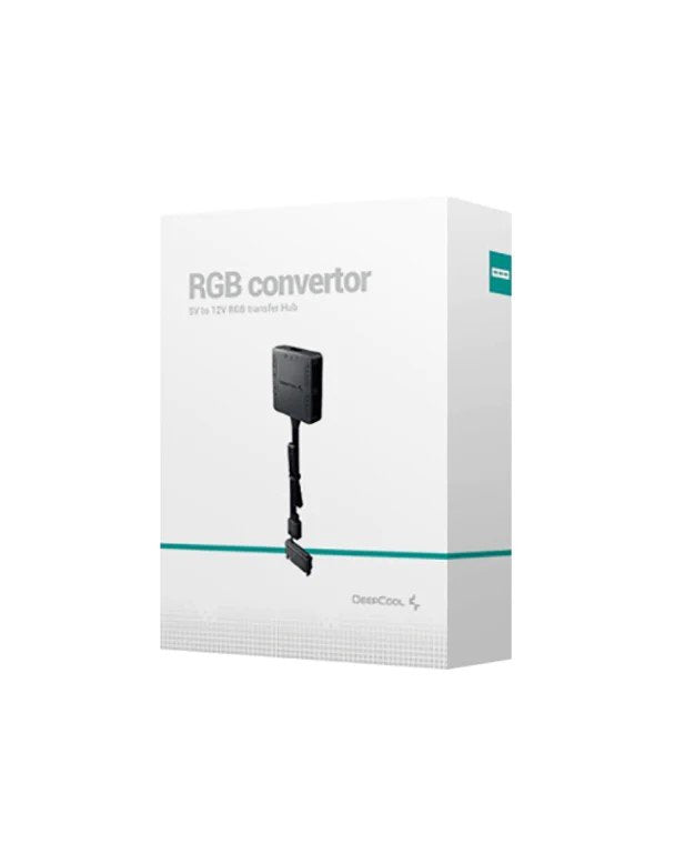 Convertidor Rgb Deepcool 1x Sata 5v/1x 4-Pin(+12v-G-R-B) Dp-Frgb-Chub5-12v