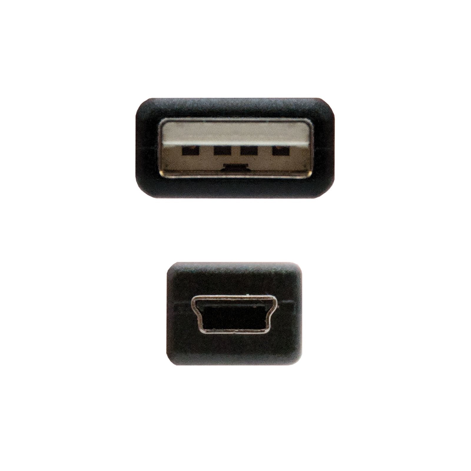 EAN 8433281004405 - Nanocable 10.01.0403 cable USB USB 2.0 3 m USB A Mini-USB B Negro imagen 3