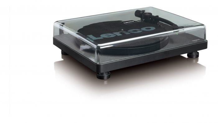 Tocadiscos Lenco L-30 Black De Tracción Por Correa Negro