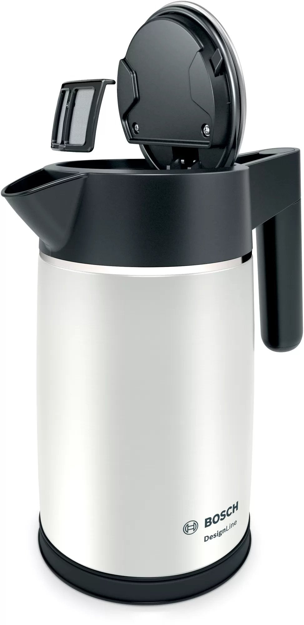 EAN 4242005276493 - Bosch DesignLine tetera eléctrica 1,7 L 2400 W Negro, Plata imagen 9