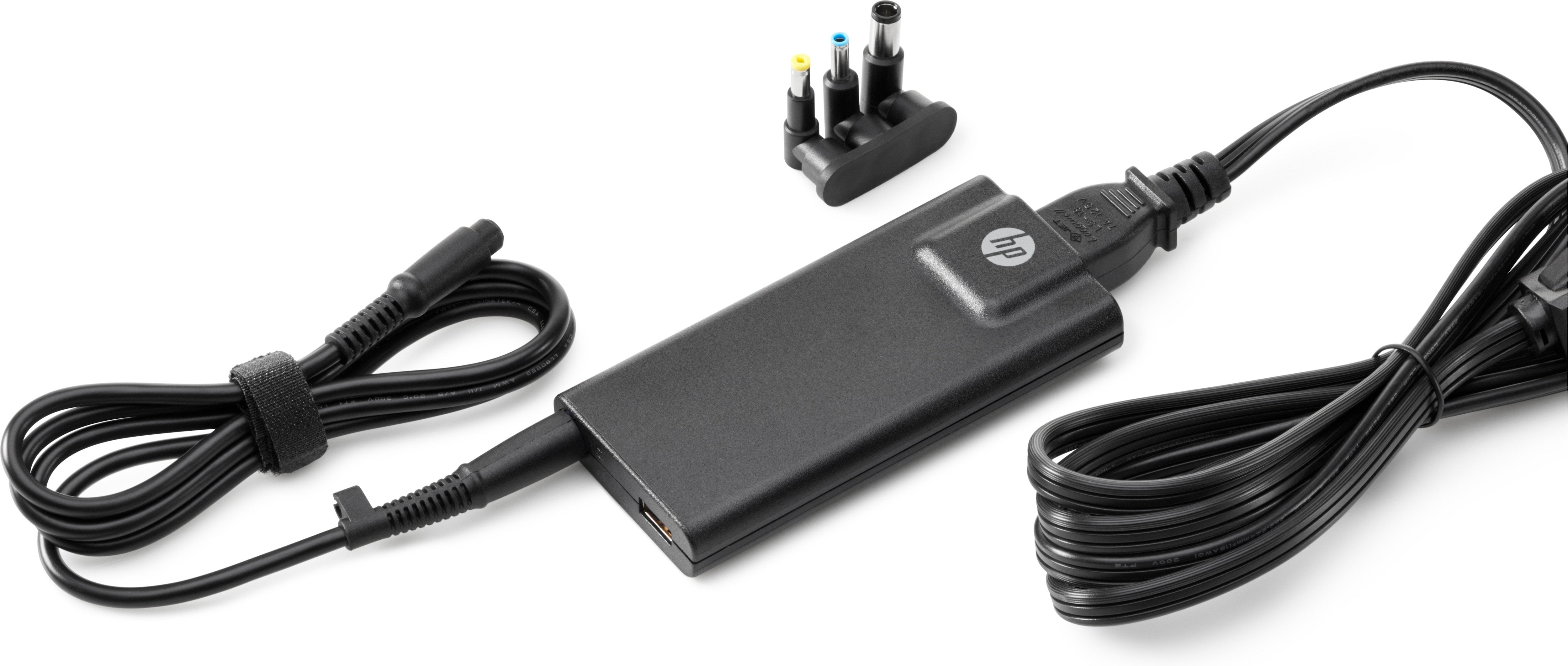 EAN 0887758606407 - HP 65W Slim AC Adapter adaptador e inversor de corriente Interior Negro imagen 1