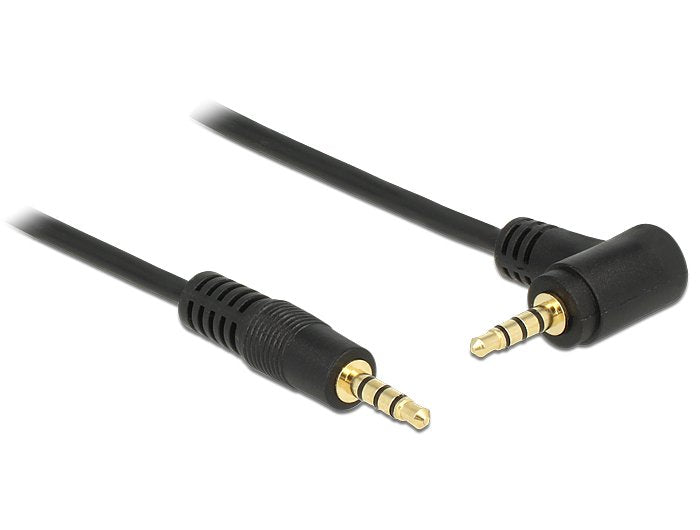 Delock Cable Jack 3,5 Mm 4 Pin Macho > Macho Angular