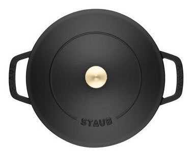 Staub Brter Chistera 28 Cm Schwarz, Gusseisen