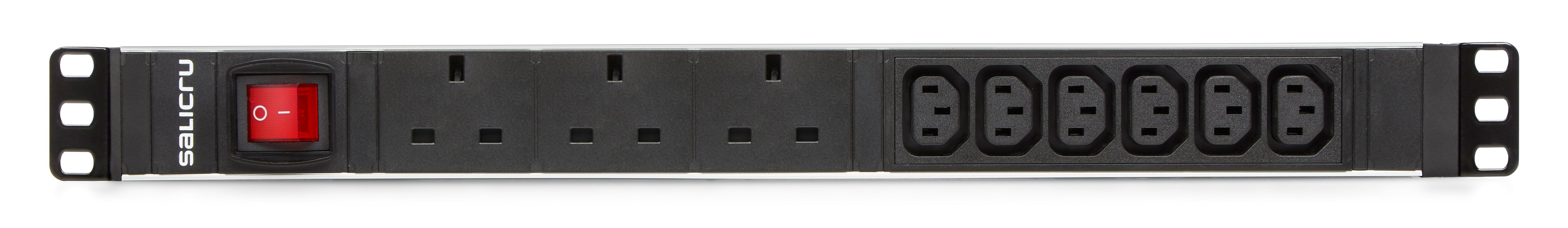 Salicru Sps 3f+6f Pdu Uk+C13/C14 Regleta Eléctrica