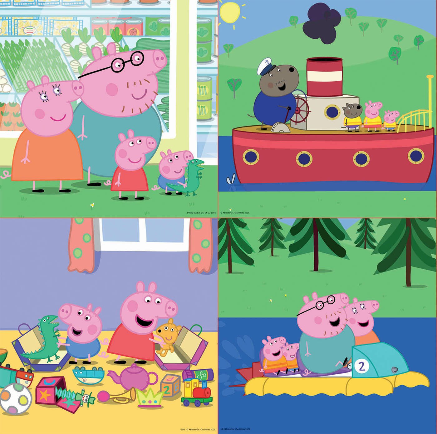 Puzzle Progresivo Peppa Pig 6-9-12-16pzs