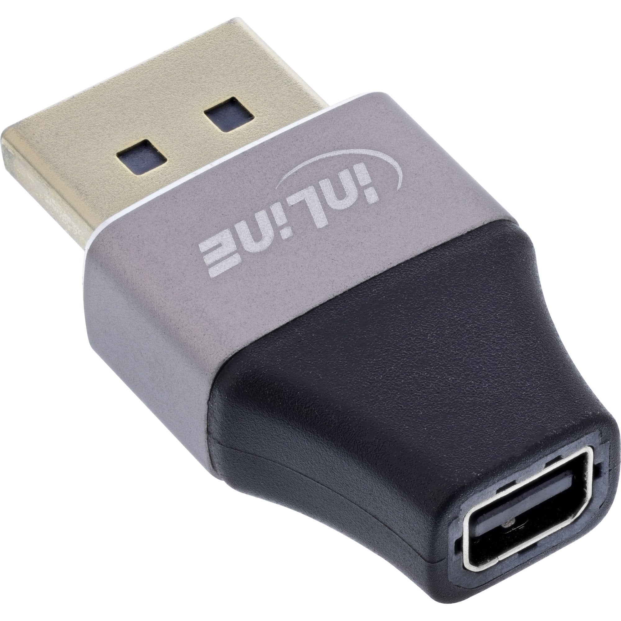 Inline® Displayport 1.4 Adapter, Dp Macho / Mini Dp Female, 8k Uhd