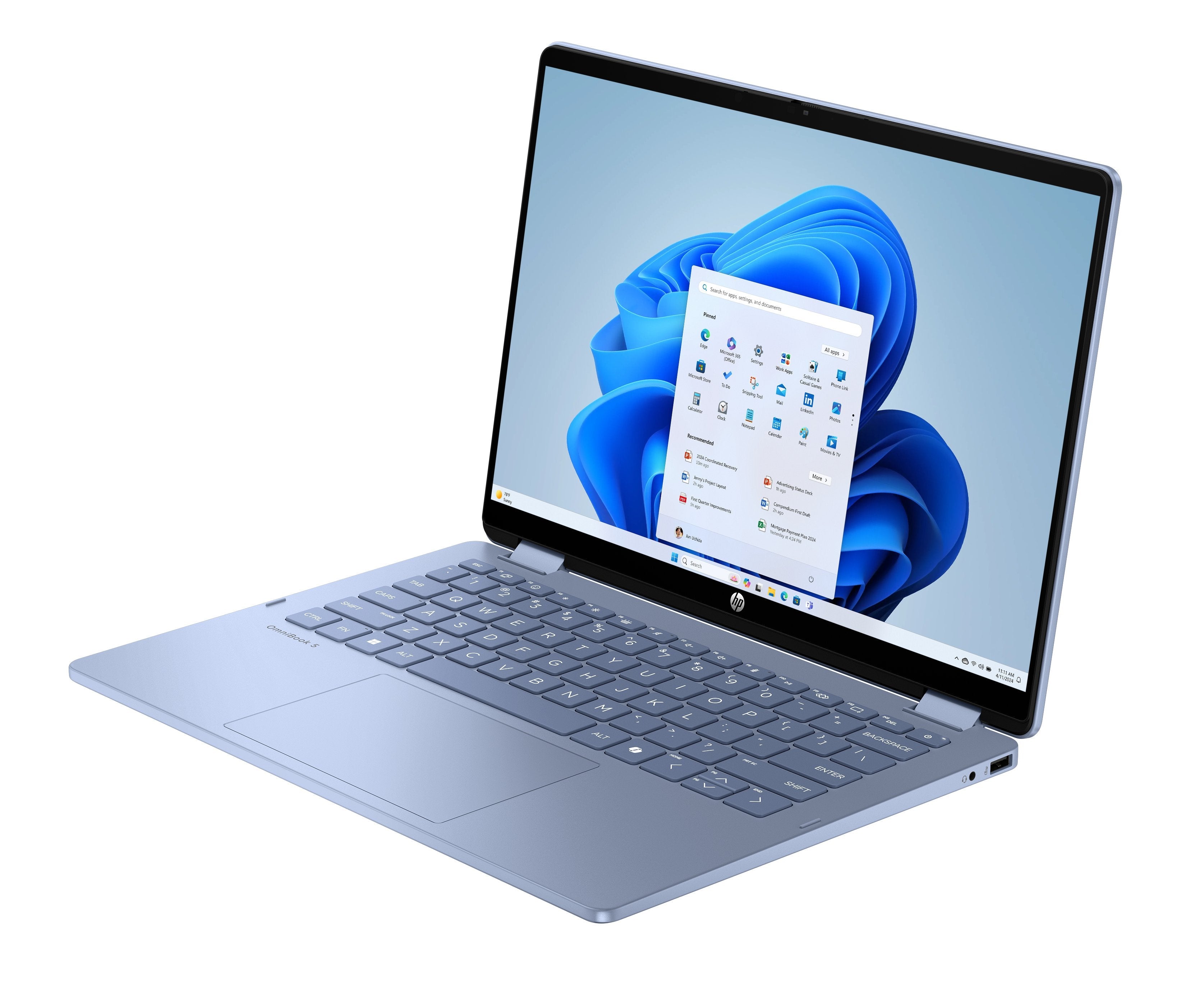 EAN 199251567001 - HP OmniBook 5 Flip 14-fp0022ns Intel Core 7 150U Portátil 35,6 cm (14") Pantalla táctil 2K 16 GB LPDDR5-SD imagen 13