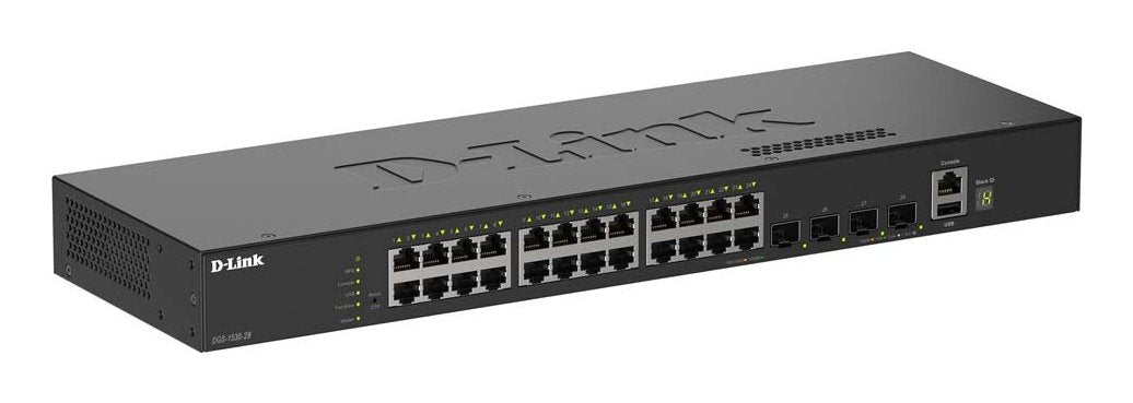 EAN 790069473593 - D-Link DGS-1530-28/E switch Gestionado L2 Gigabit Ethernet (10/100/1000) Negro imagen 1
