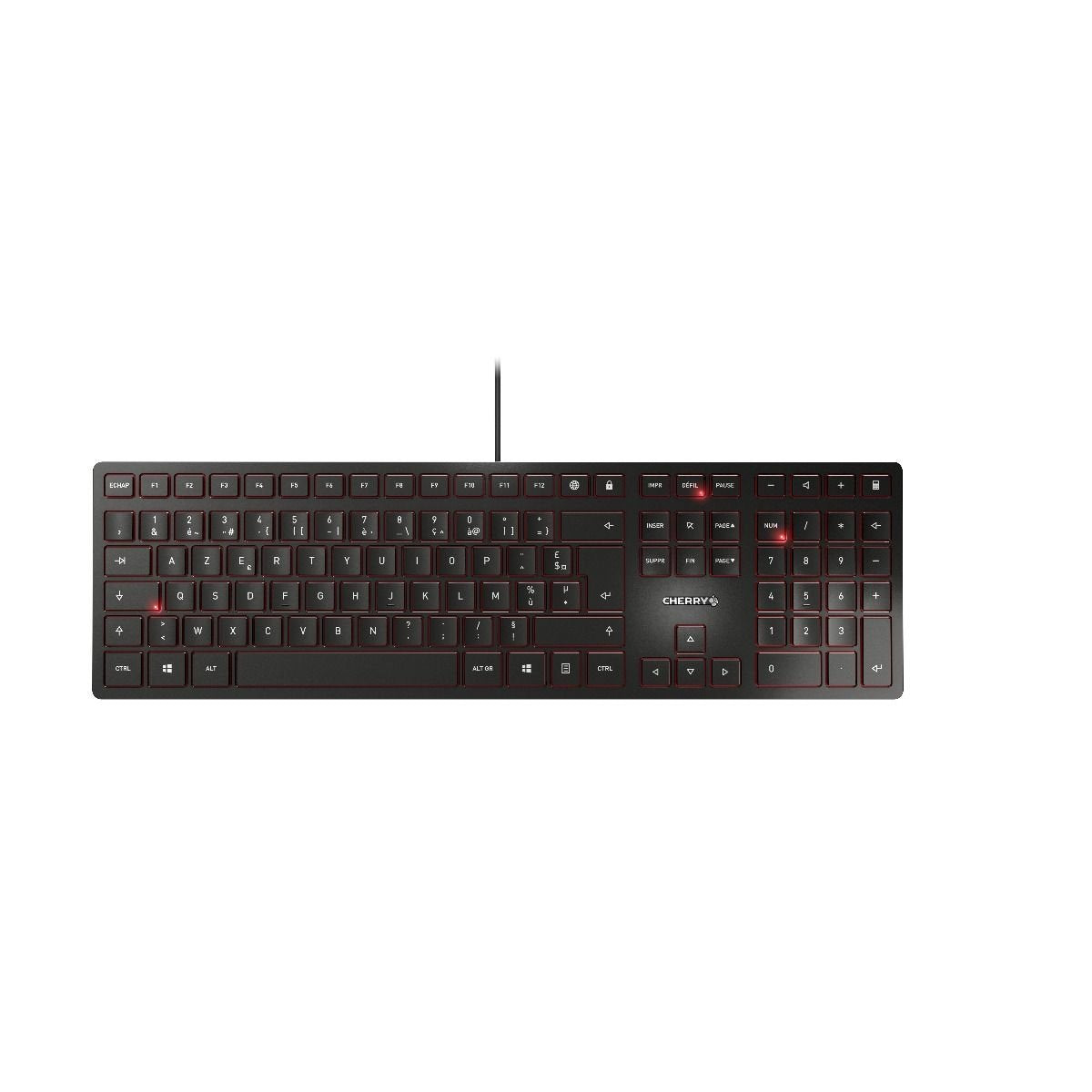 EAN 4025112094439 - CHERRY KC 6000 Slim teclado Universal USB AZERTY Belga Negro imagen 1