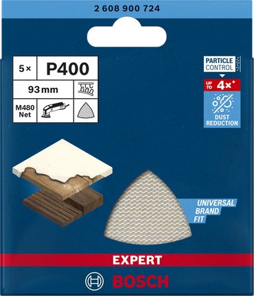 EAN 4059952540627 - Bosch Expert M480 5 pieza(s) Red para lijado imagen 3
