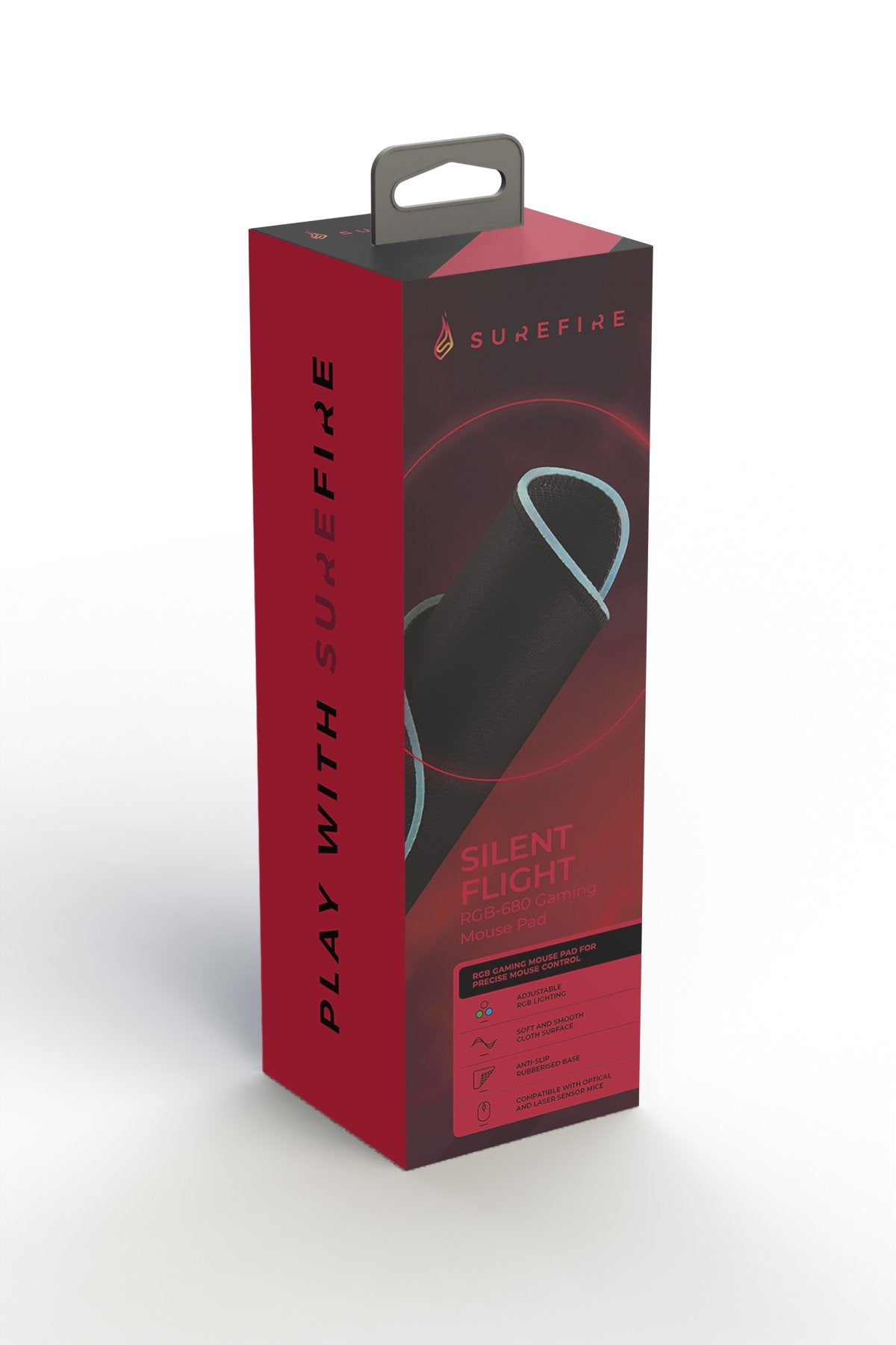 EAN 0023942488132 - SureFire Silent Flight RGB-680 Alfombrilla de ratón para juegos Negro imagen 5