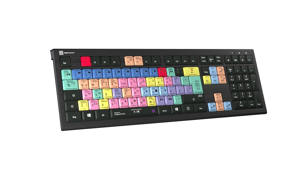 EAN 5707795018832 - Logickeyboard LKB-PPROCC-A2PC-DE teclado Ratón incluido Juego USB QWERTZ Alemán Negro imagen 7