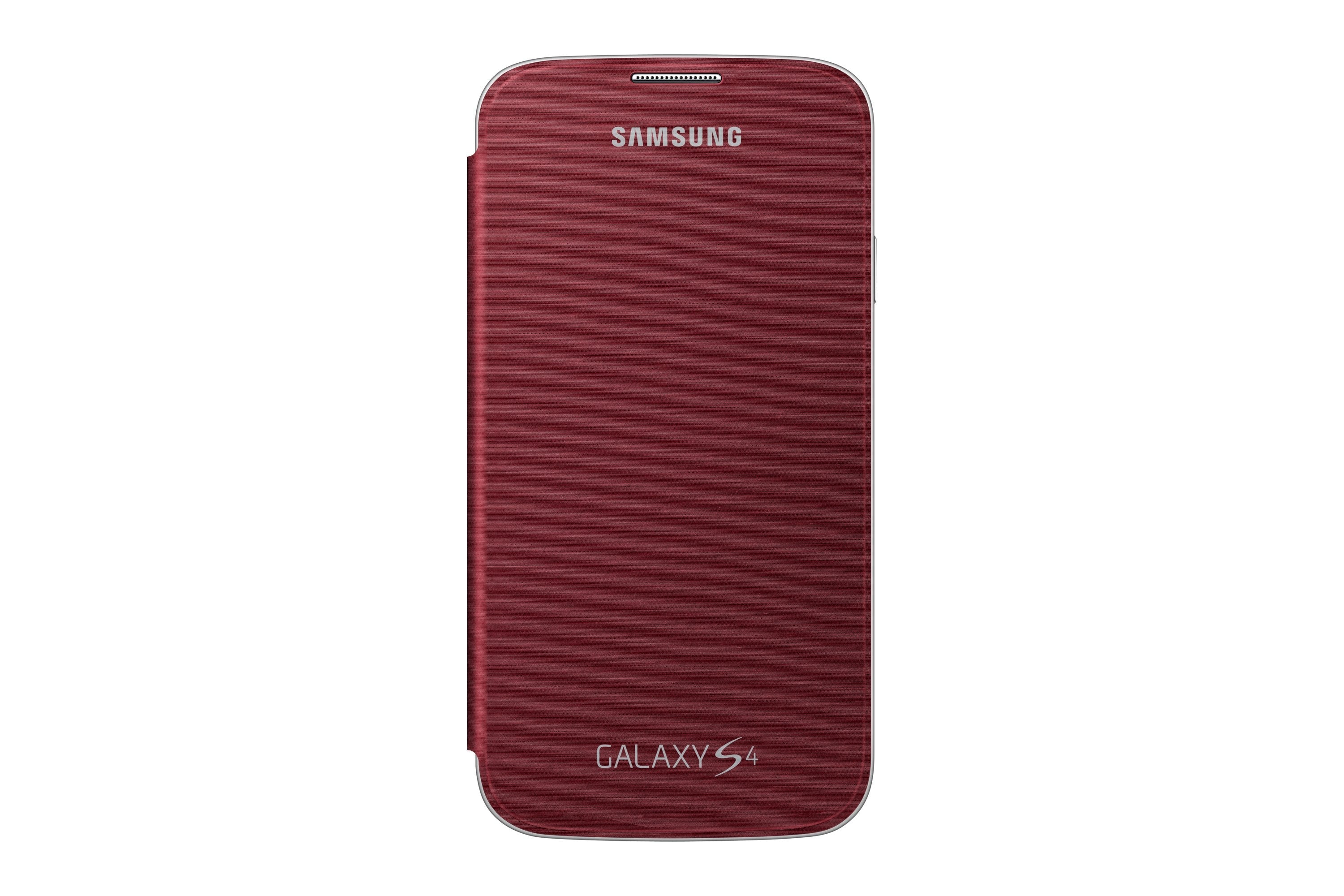 Samsung Flip Cover Funda Samsung Galaxy S4/Con Tapa.Sustituye Tapa Trasera/Marron/Ef-Fi950baegww