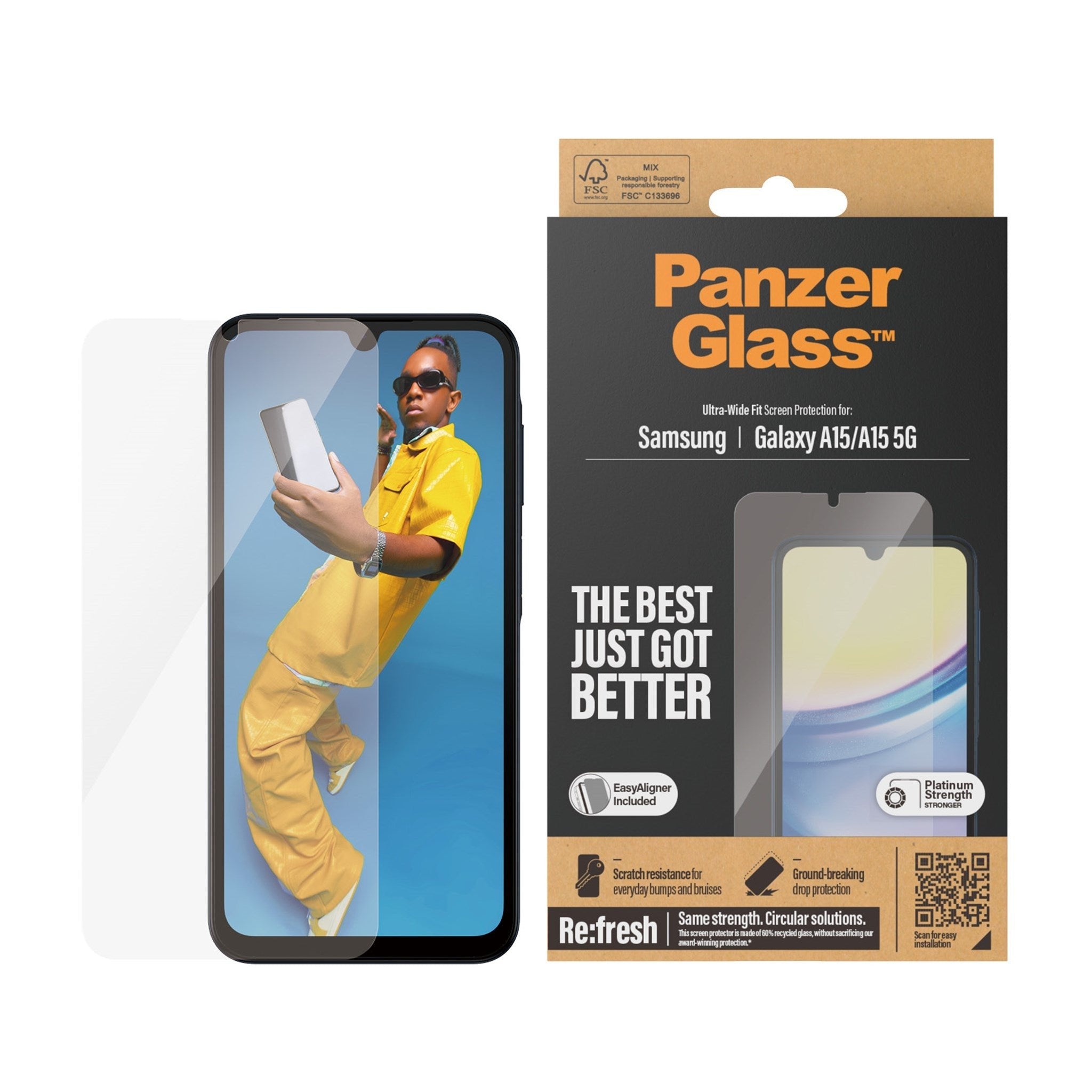 EAN 5711724073496 - PanzerGlass 7349 protector de pantalla o trasero para teléfono móvil Samsung 1 pieza(s) imagen 3