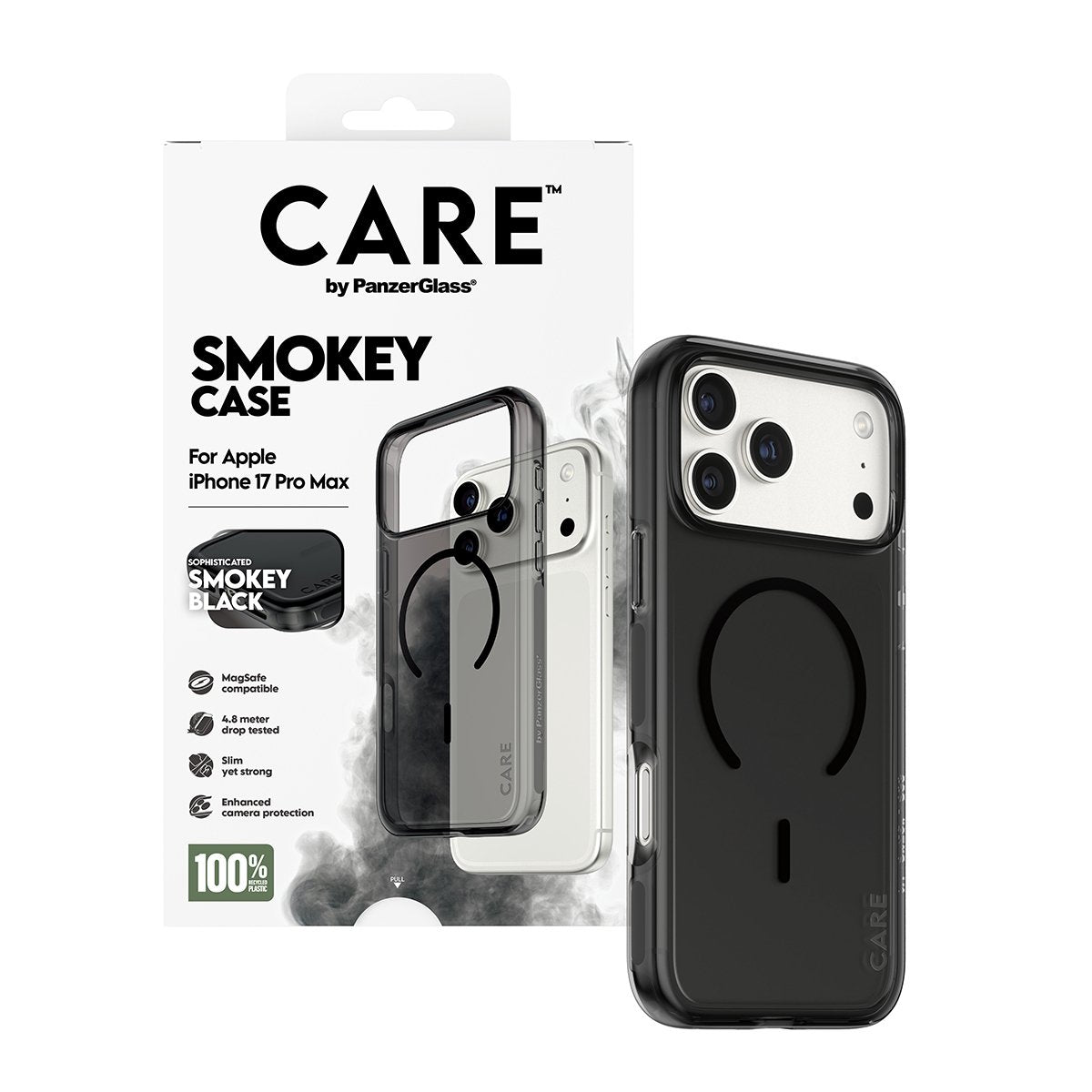EAN 5715685026980 - PanzerGlass CARE™ by ® Urban Explorer Case Smokey w. Black MagSafe iPhone 17 Pro Max funda para teléfono imagen 5