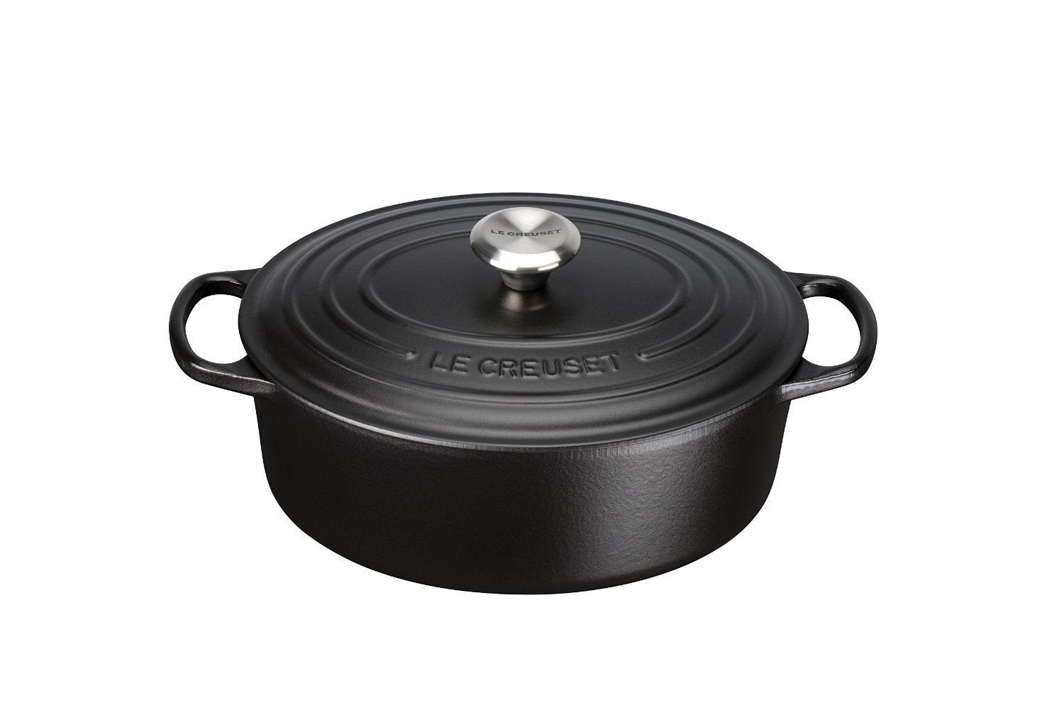 Le Creuset Bräter Signature Oval 29cm Negro