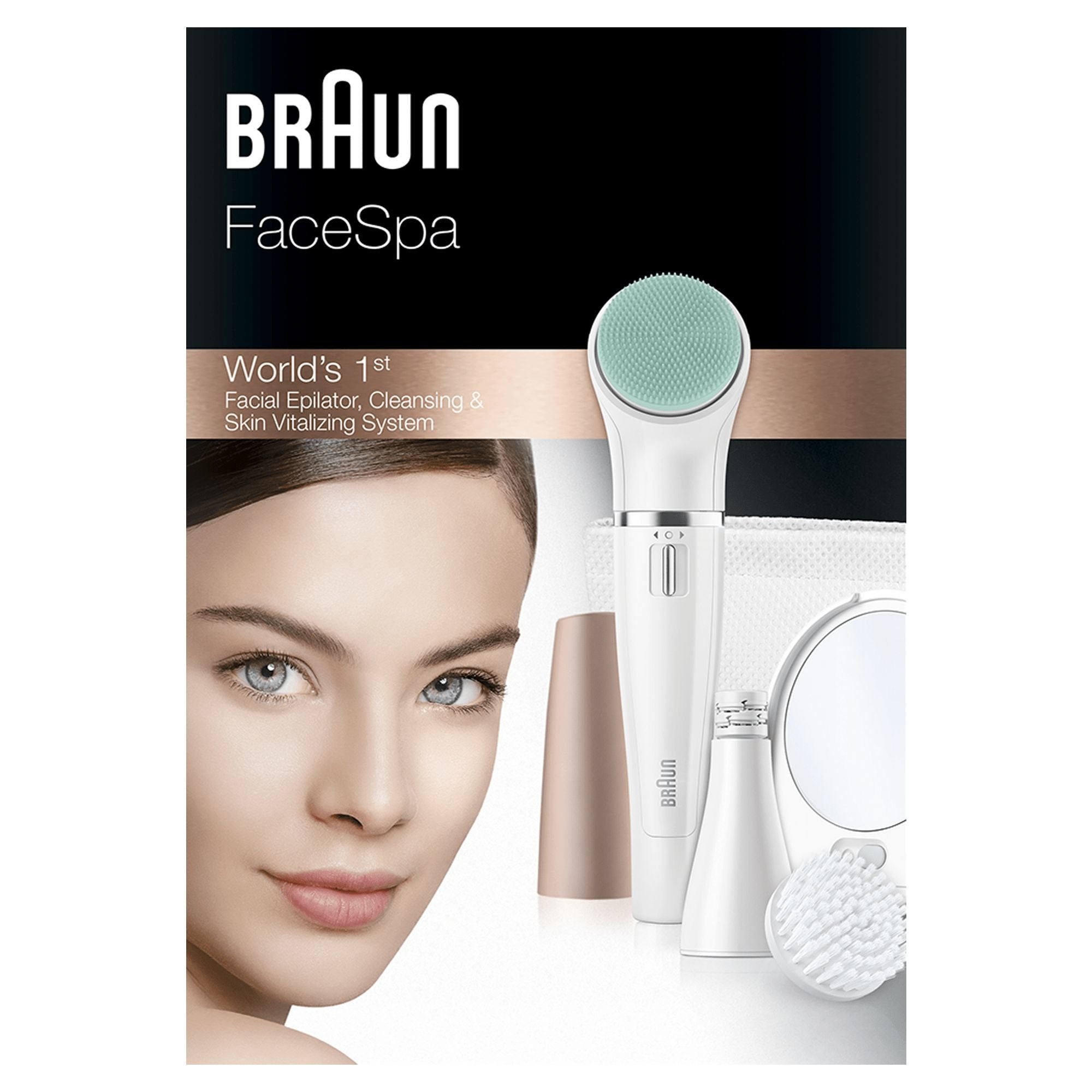EAN 4210201171171 - Braun FaceSpa 851V Oro, Blanco imagen 2