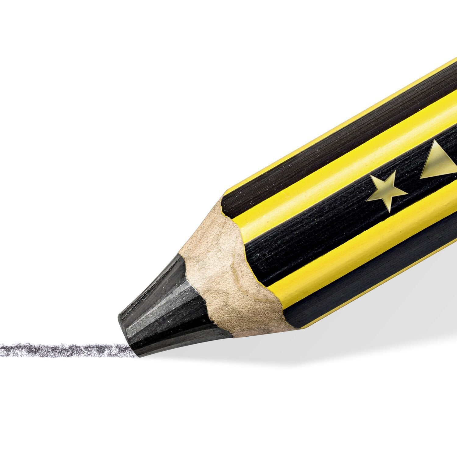 Staedtler Lápiz De Grafito Noris Junior 141 Extragrueso Para Niños +2 Años -Caja 6 Ud-