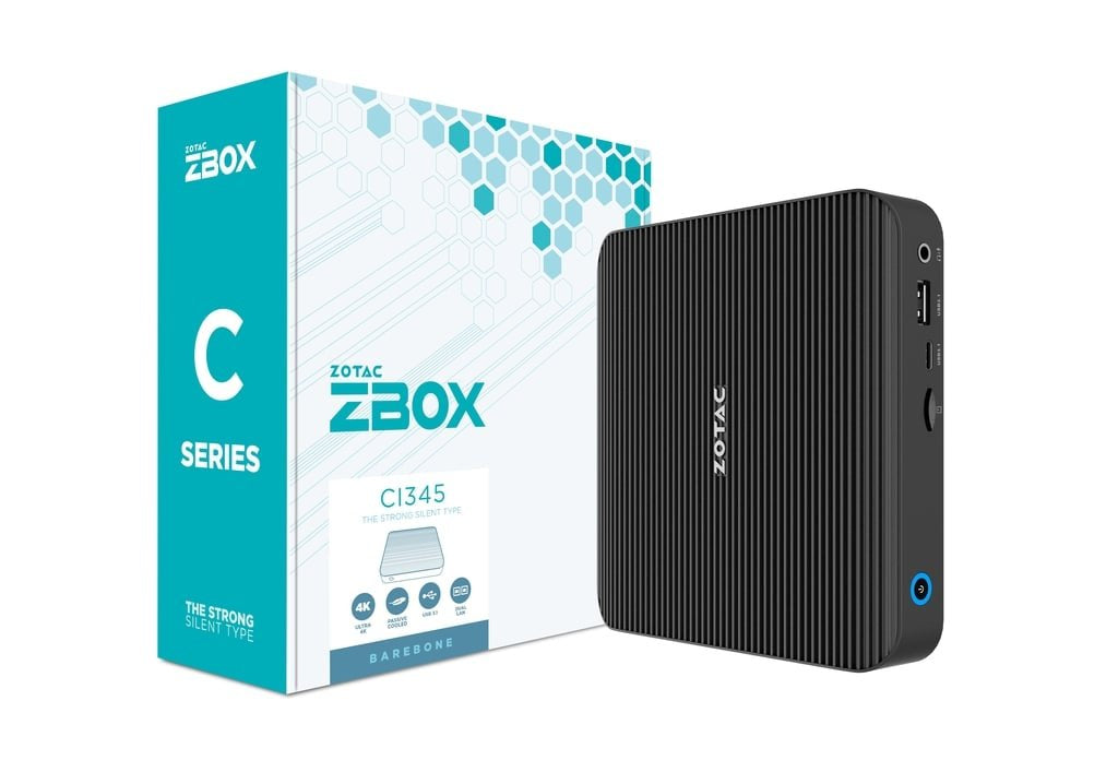 Zotac Zbox Ci345 N150 Passiv Cooling - Barebone - 16.384 Mb