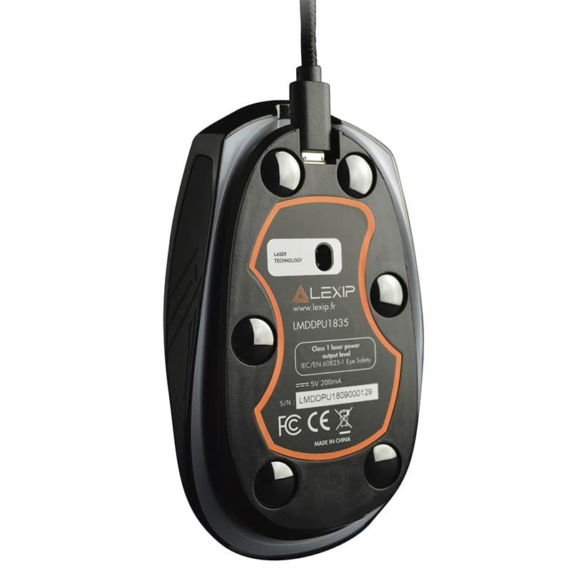 Lexip Jvapcm00430 Ratón Juego Mano Derecha Usb Tipo A Laser 12000 Dpi