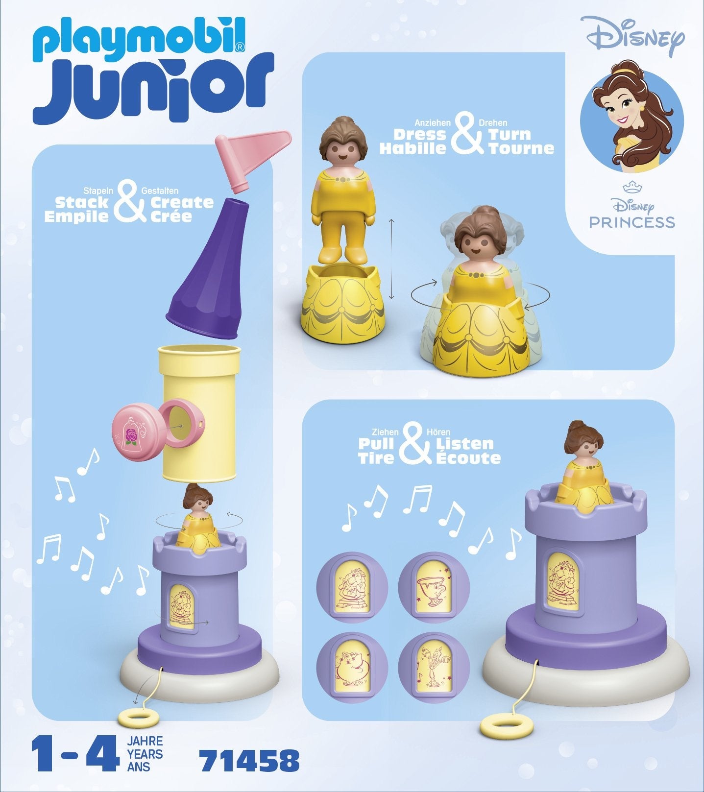 Playmobil Junior Disney: Caja De Musica De Bella