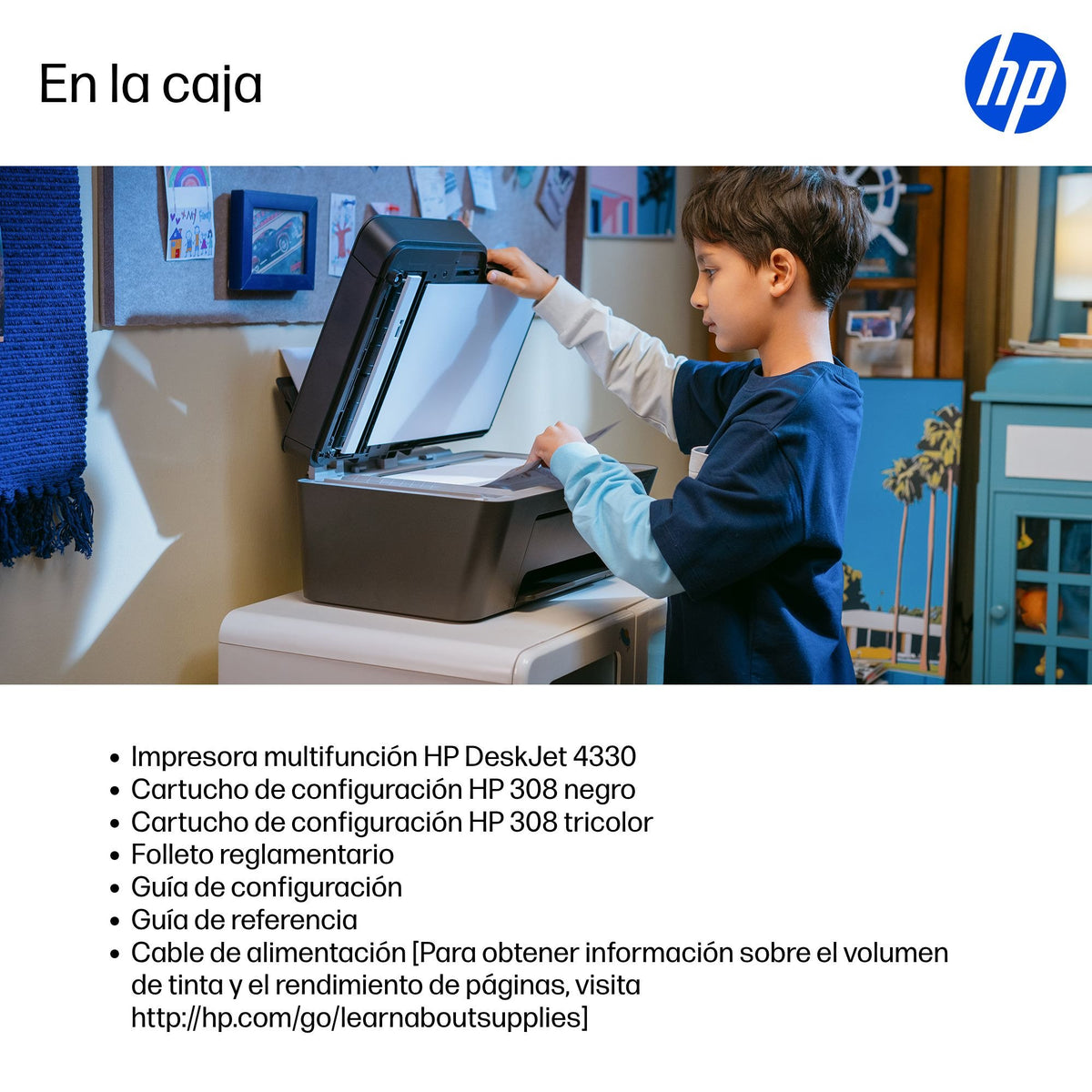 EAN 0198828789877 - HP DeskJet 4330 Inyección de tinta térmica A4 4800 x 1200 DPI 8,5 ppm Wifi imagen 6