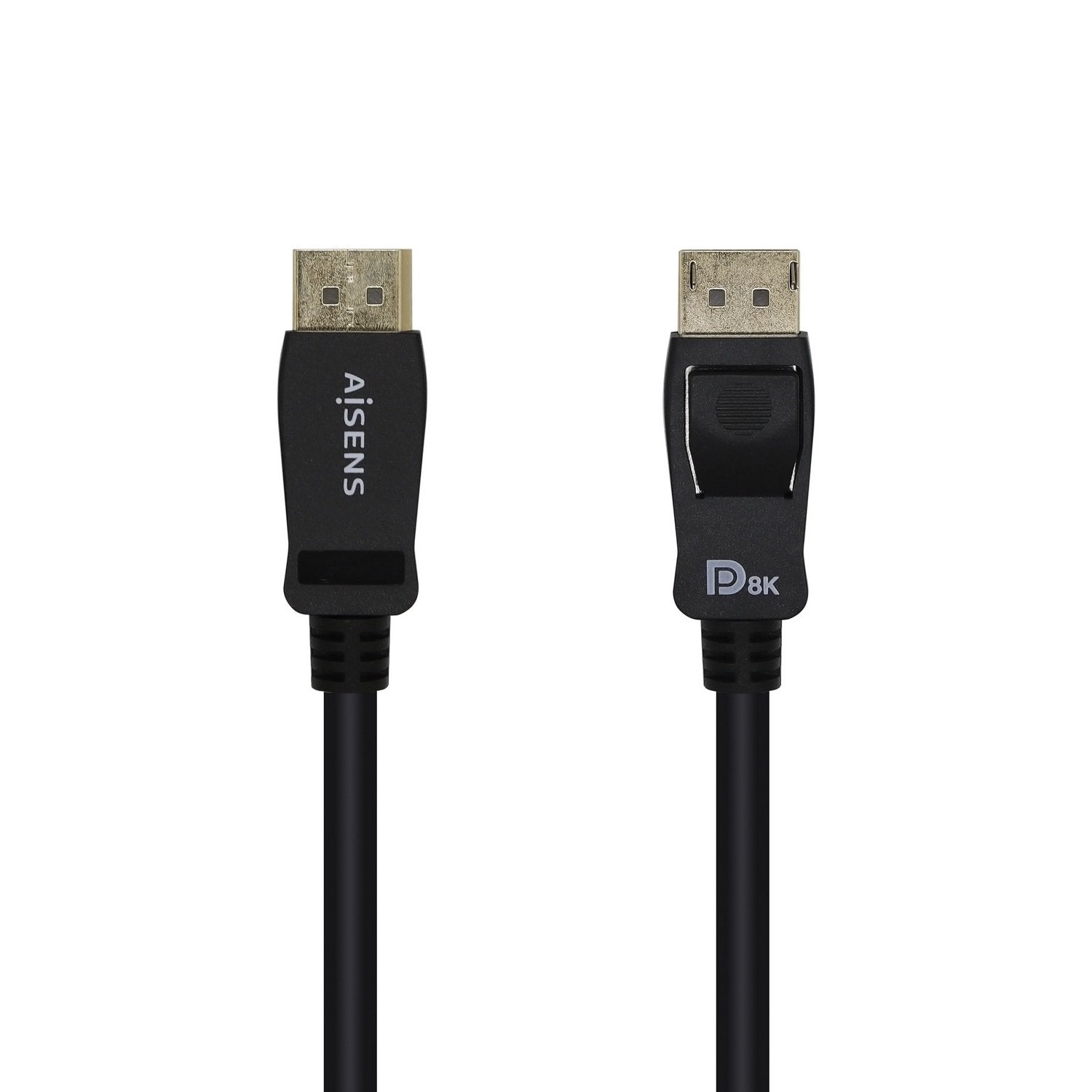 Aisens Cable Displayport Certificado V1.4 8k@60hz - Dp/M-Dp/M - 3m - Negro