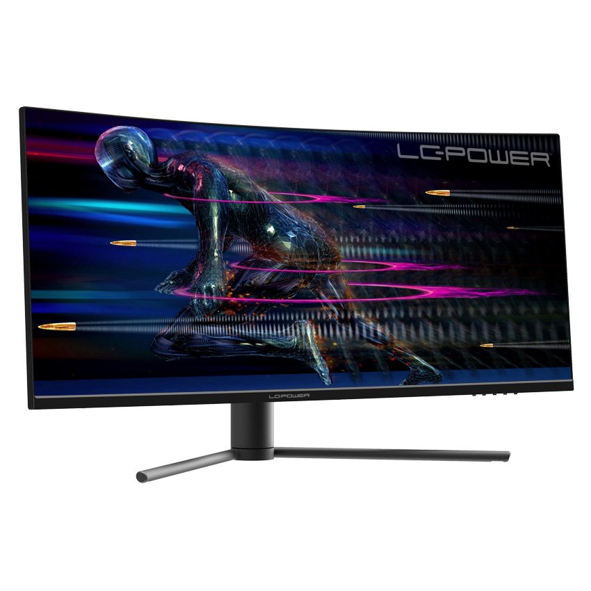Monitor 34 Lc-Power M34-Uwqhd-165-C Uwqhd Curved Va+Dp+Hdmi