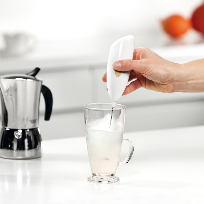 EAN 8595028440751 - Tescoma 420714 espumador o calentador de leche Handheld electric milk frother Blanco imagen 3