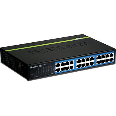 EAN 0710931610215 - Trendnet TEG-S24DG switch No administrado Negro imagen 1
