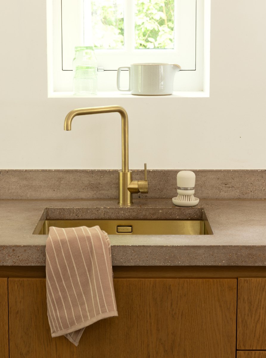 Brabantia Spülbürste Mit Seifenspender Soft Beige