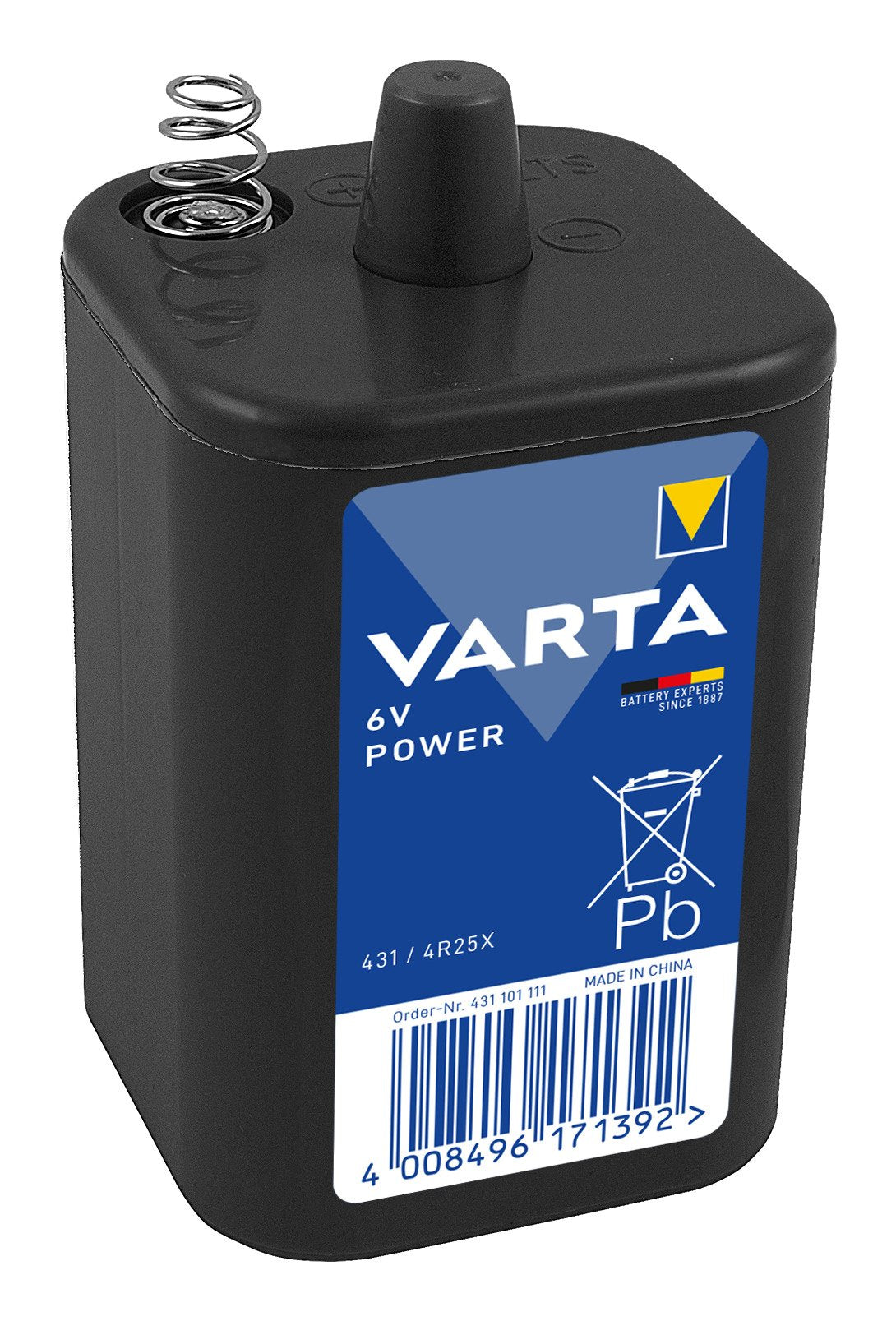 EAN 4008496171392 - Varta 4R25X 8500mAh (431) 6V Batería de un solo uso Cloruro de zinc imagen 1