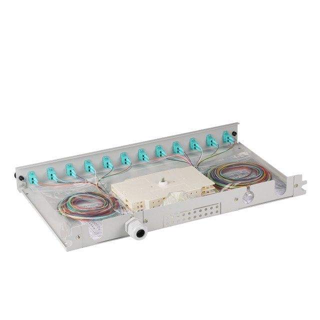 Efb Spleissbox Lc 50 125á Om3 Ausziehbar, 12pigtails 6 Kupp